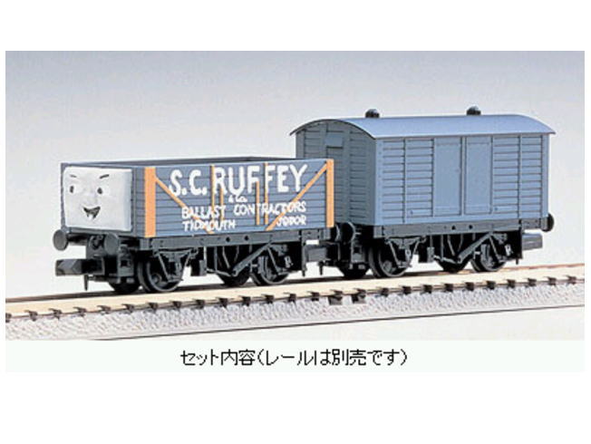 NゲージTOMIX きかんしゃトーマスシリーズ93803スクラフィー貨車セット