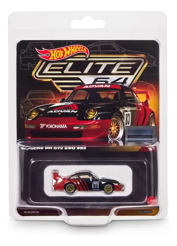 Hot Wheels Rlc Elite 64 Porsche 911 Gt2 Evo 993 Preto | MercadoLivre