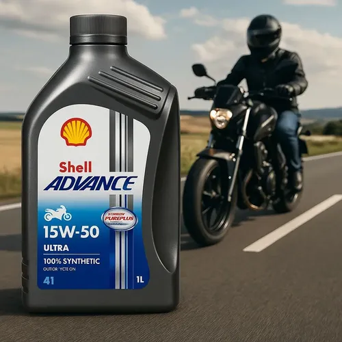Oleo De Motor Shell Advance 15W-50 Ultra 4 tempos 1L Marca
