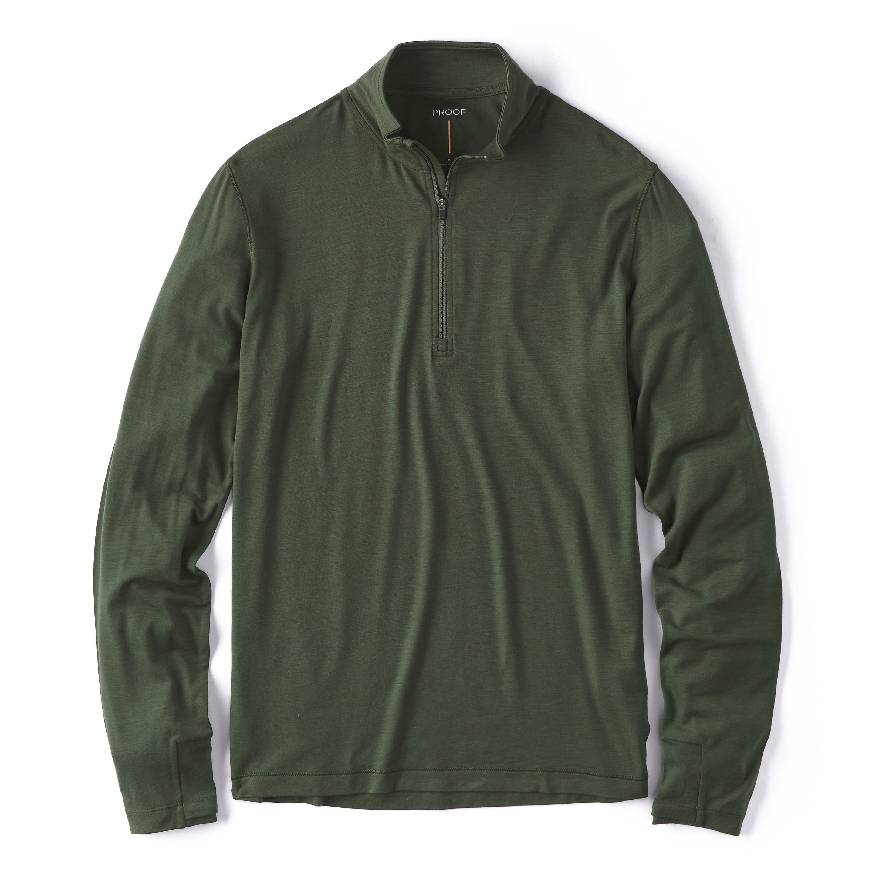 Proof 72-Hour Merino UPF Quarter Zip - Forest | Active Tops
