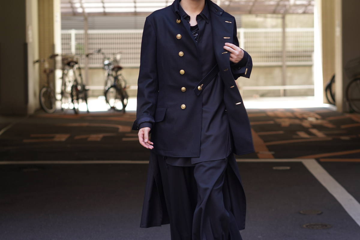 YOHJI YAMAMOTO Gold Button Double Jacket | HUES 福岡セレクトショップ