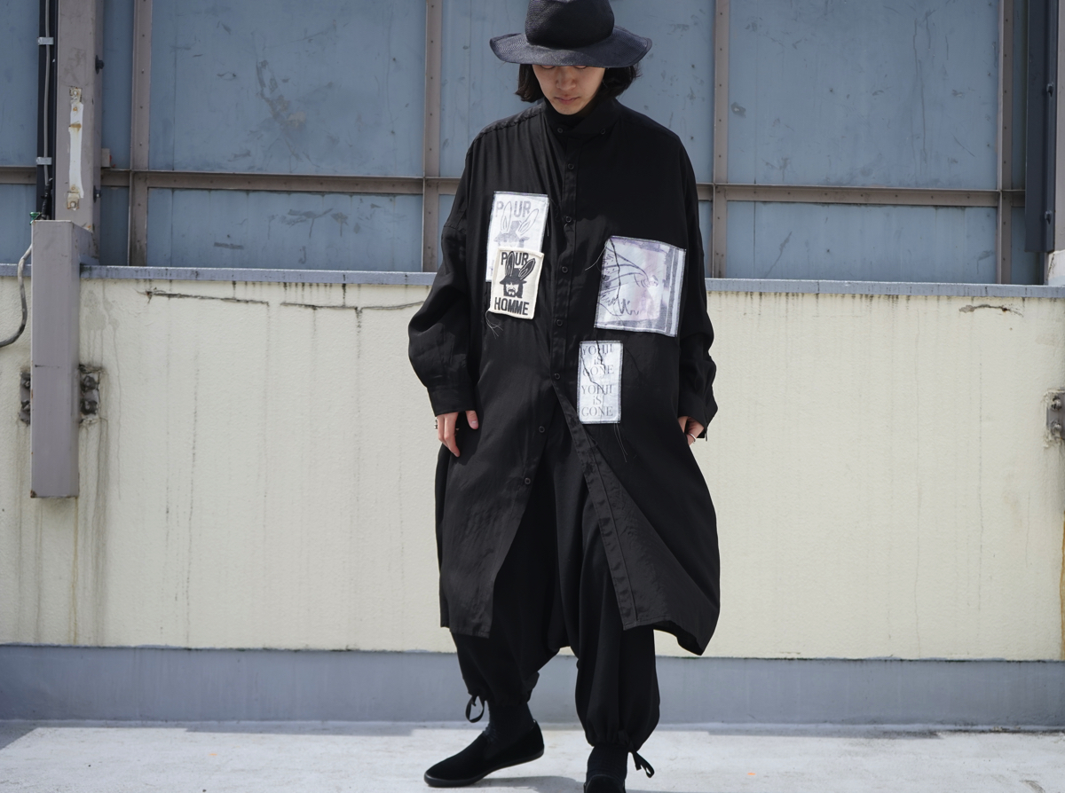YOHJI YAMAMOTO 19S/S Patchwork Shirt | HUES 福岡セレクトショップ