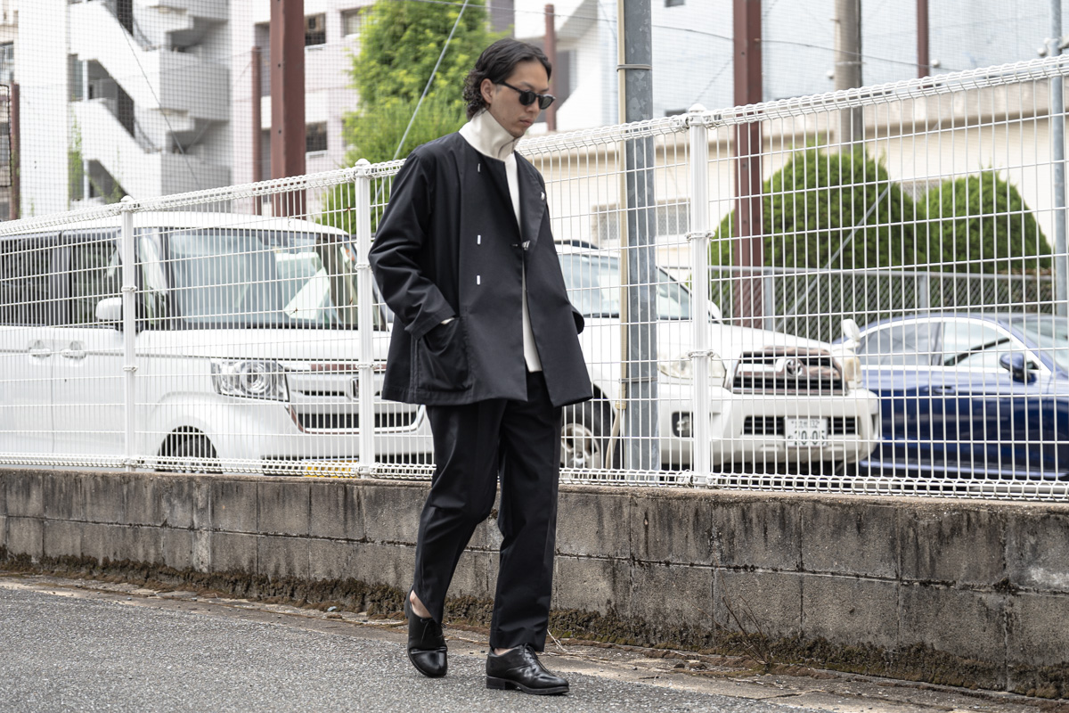 イレニサのノーカラーブルゾン | HUES 福岡セレクトショップ