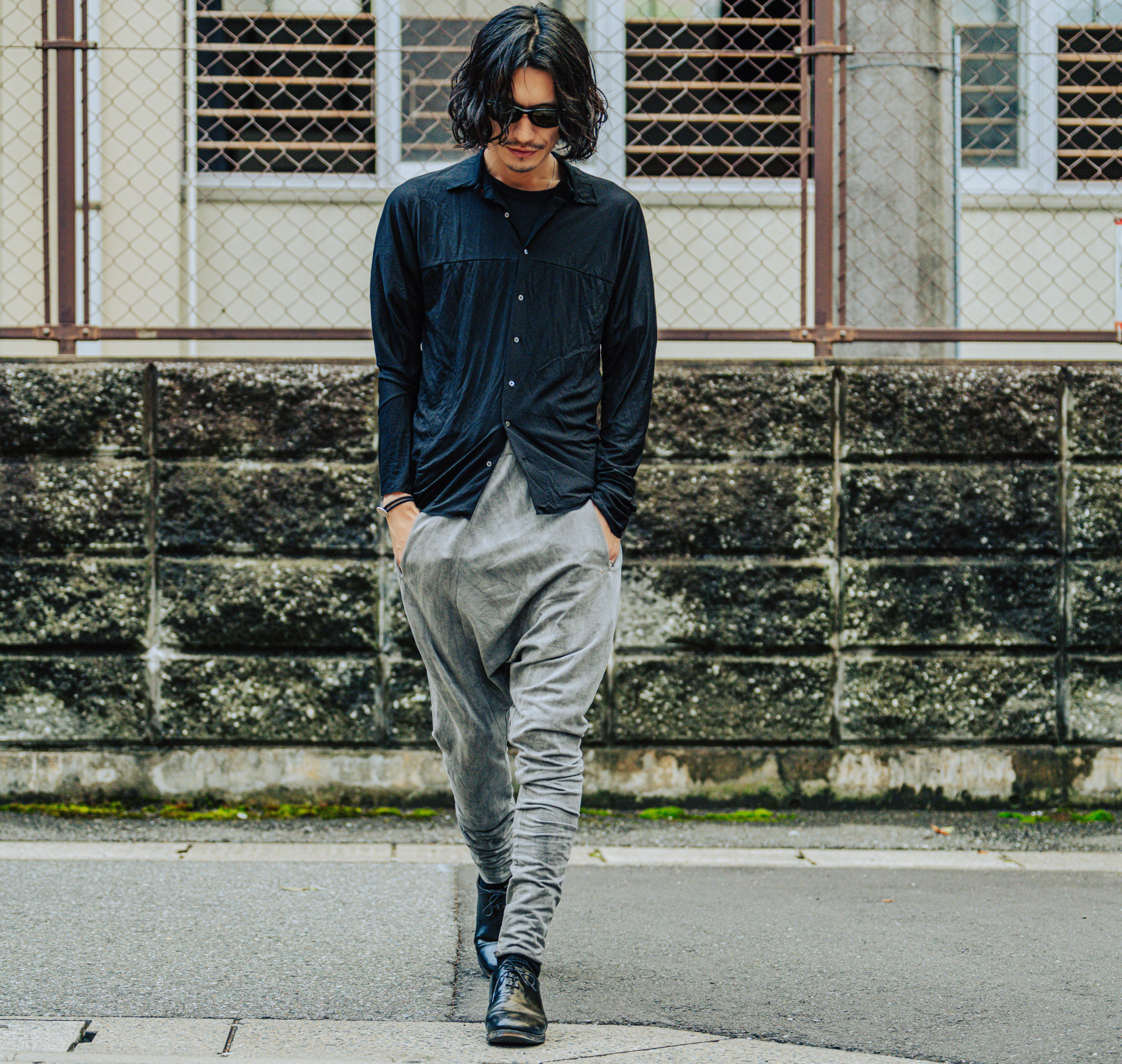 m.a+ ミディアムジャージサルエルパンツ | HUES 福岡セレクトショップ