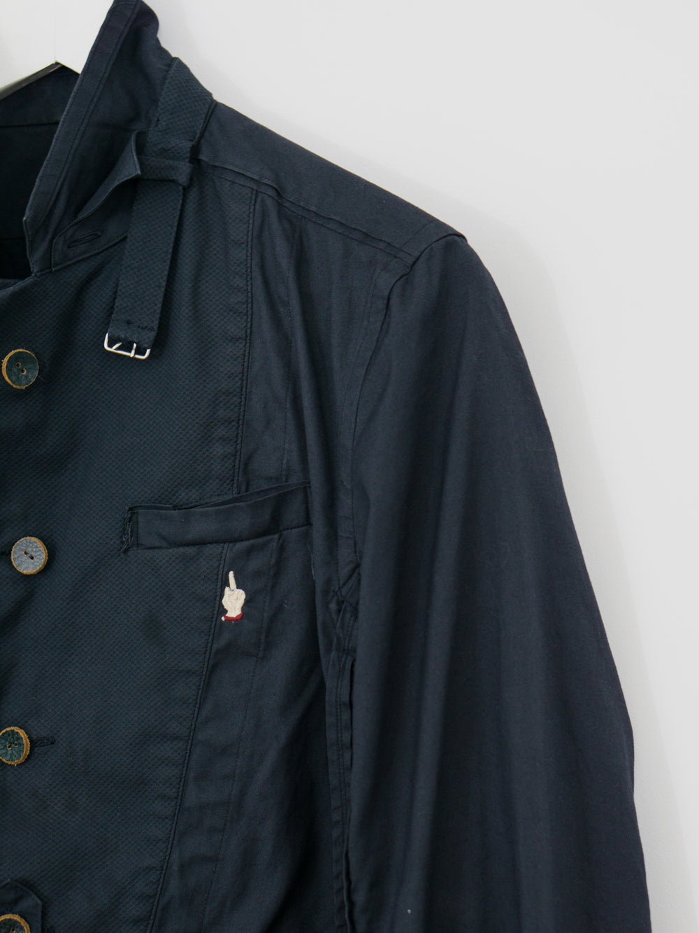 Undercover SS13 Convertible Distressed Officer Jacket/Blazer – HUIBEN