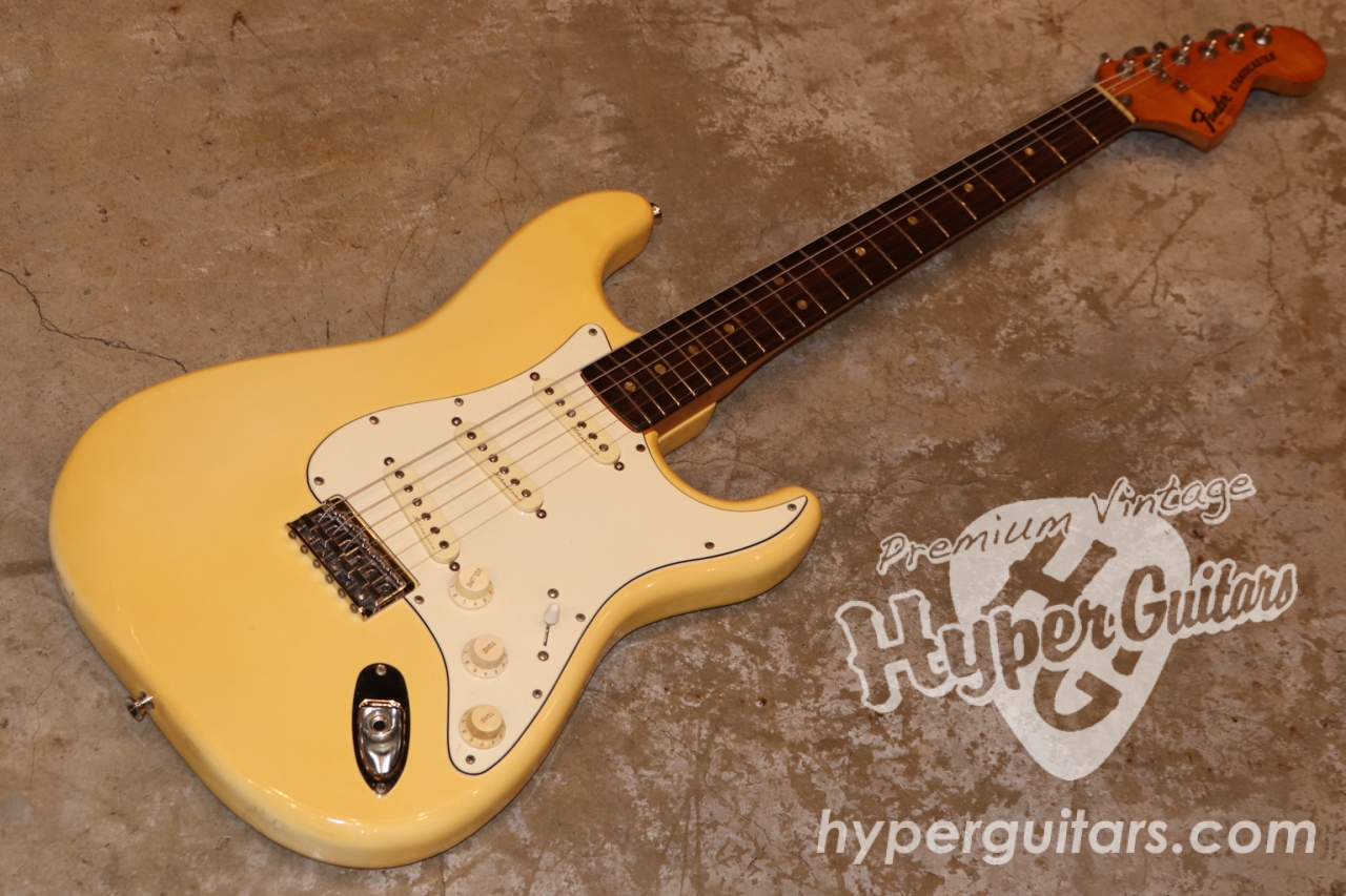 Fender '77 Stratocaster Hard-Tail - ホワイト / ローズ - ハイパー