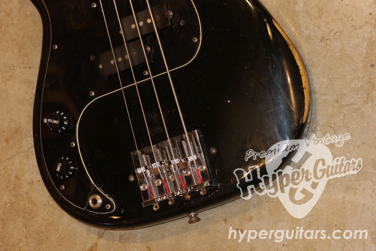 Fender '78 Precision Bass Lefty - ブラック / メイプル - ハイパー