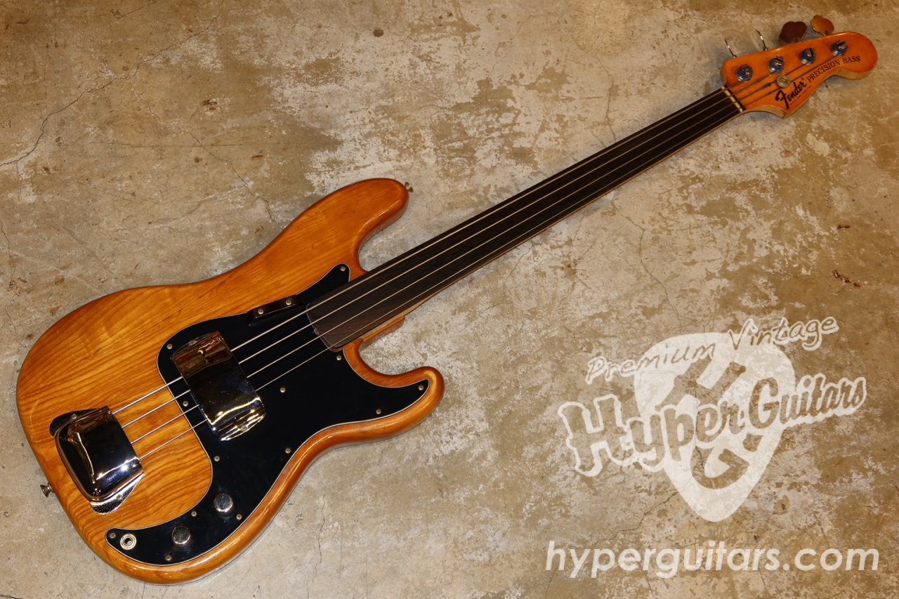 Fender '76 Fretless Precision Bass - ナチュラル / ローズ