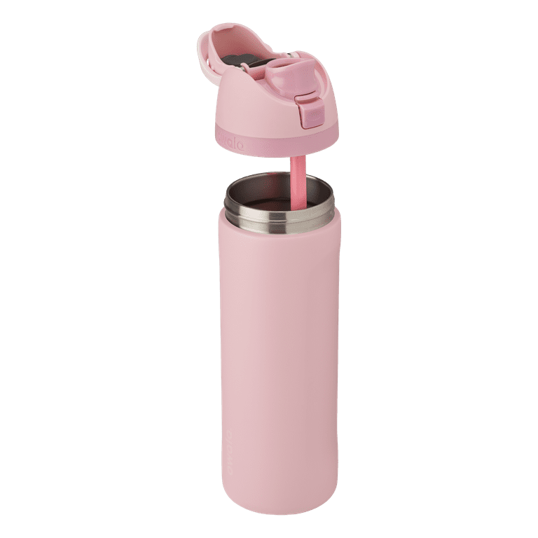 Owala FreeSip Stainless Steel Insulated Bottle, 24oz, Rose Quartz