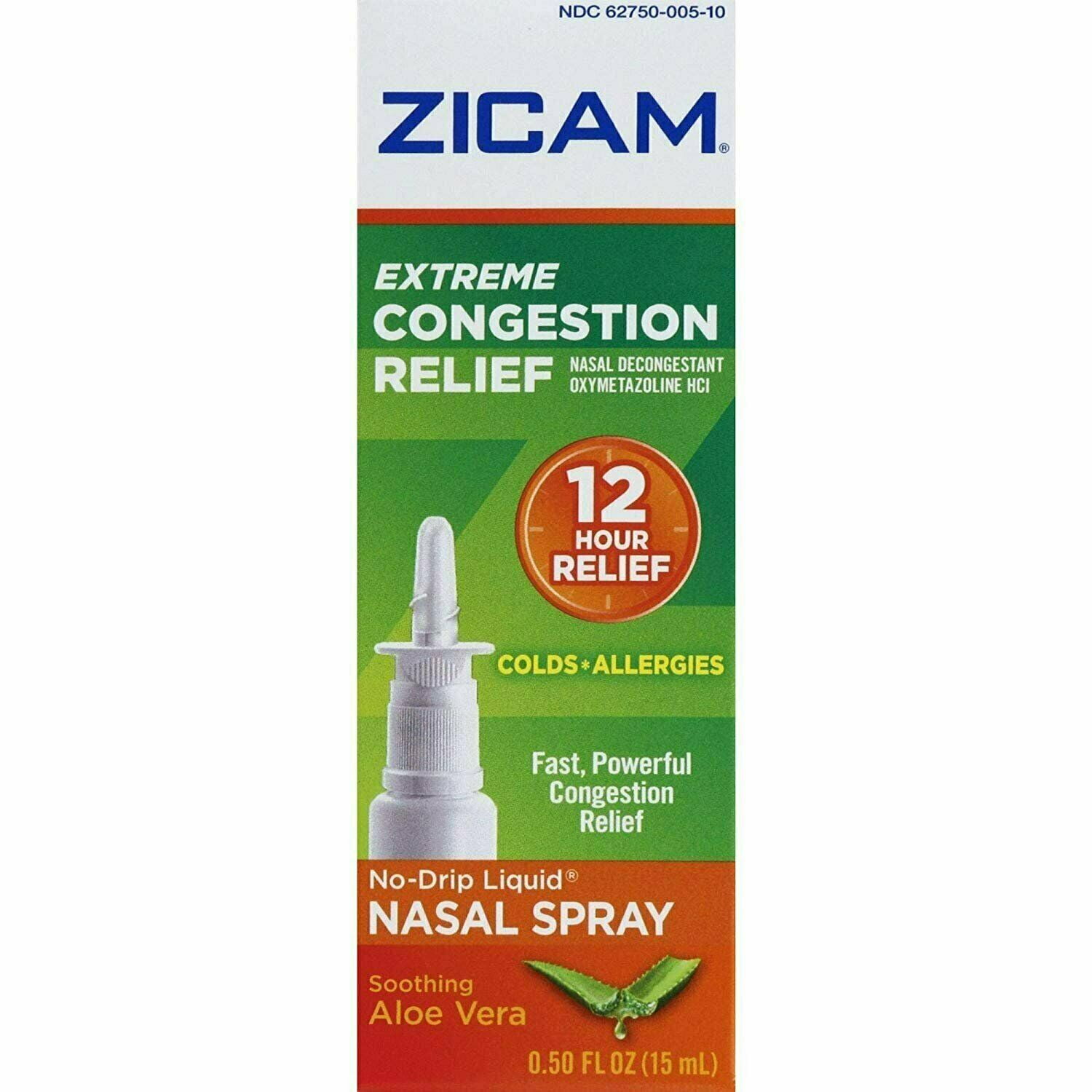 Zicam Intense Sinus Allergy Decongestant Gel, Extreme Congestion