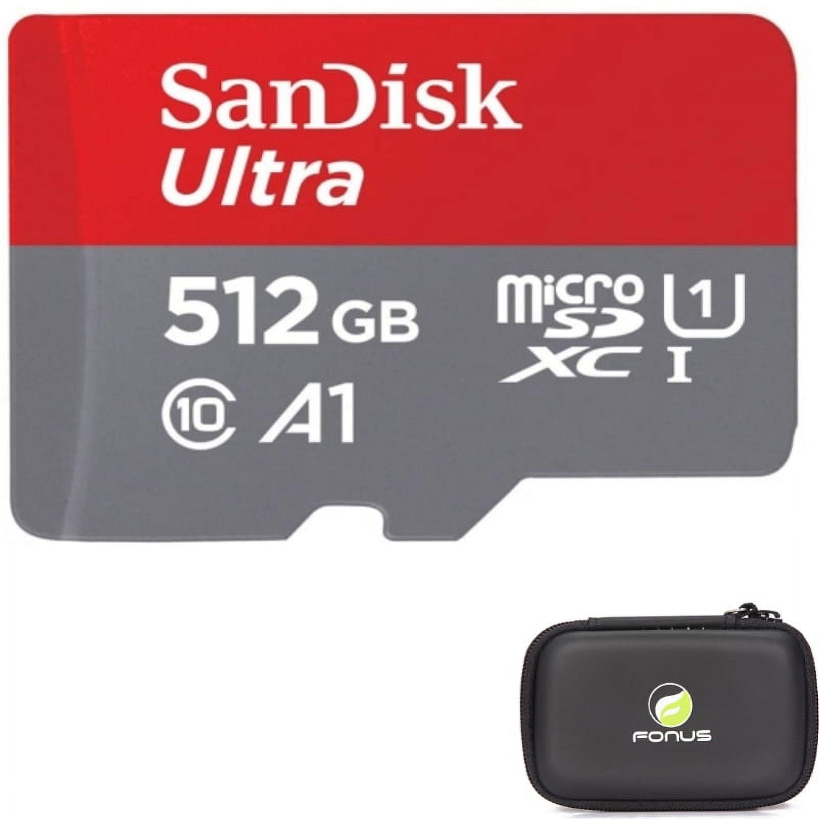 512GB Memory Card with Carry Case for Motorola Moto G Play (2024