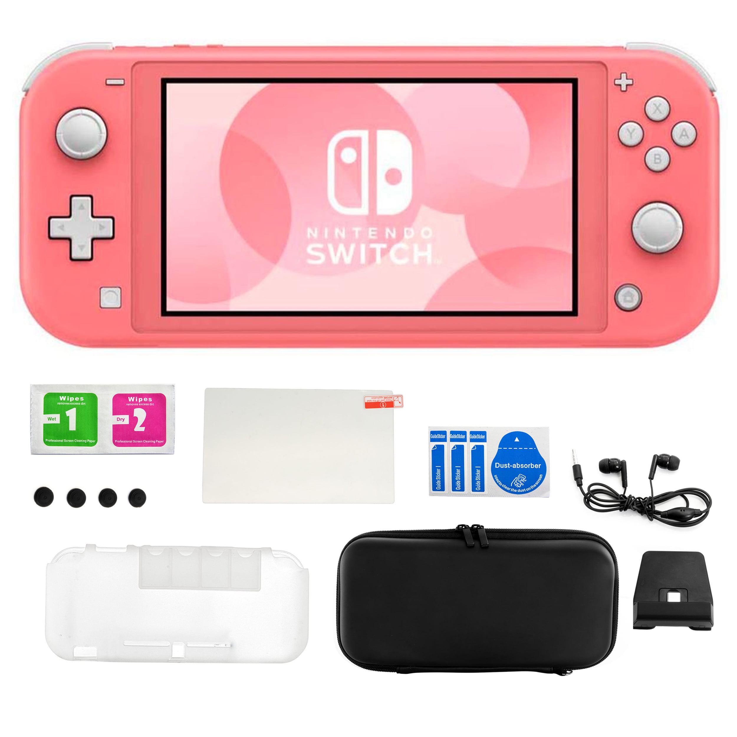 Nintendo Switch Lite Handheld Game Console - Coral - Walmart.com