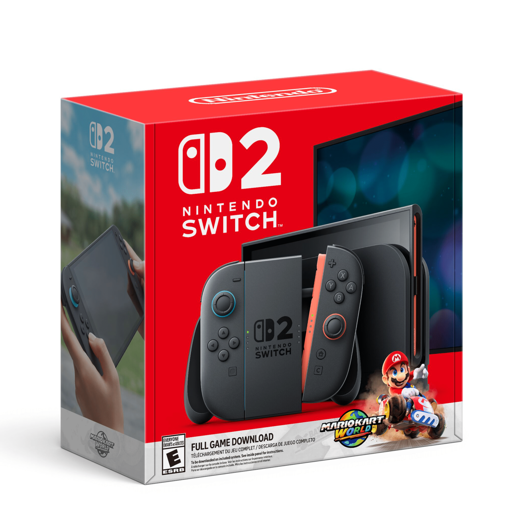 Nintendo Switch V2 Gray Edition, Mario Kart 8 Deluxe, Japan Import