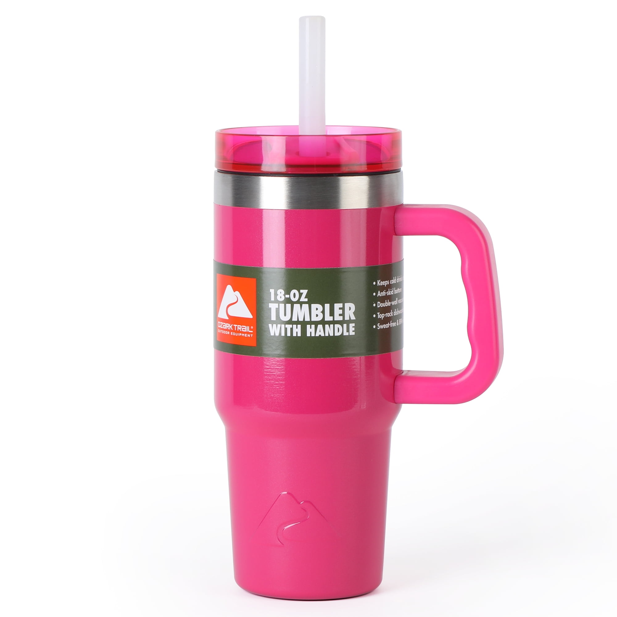 Ozark Trail 22 oz Insulated Stainless Steel Tumbler Tan, Keeps