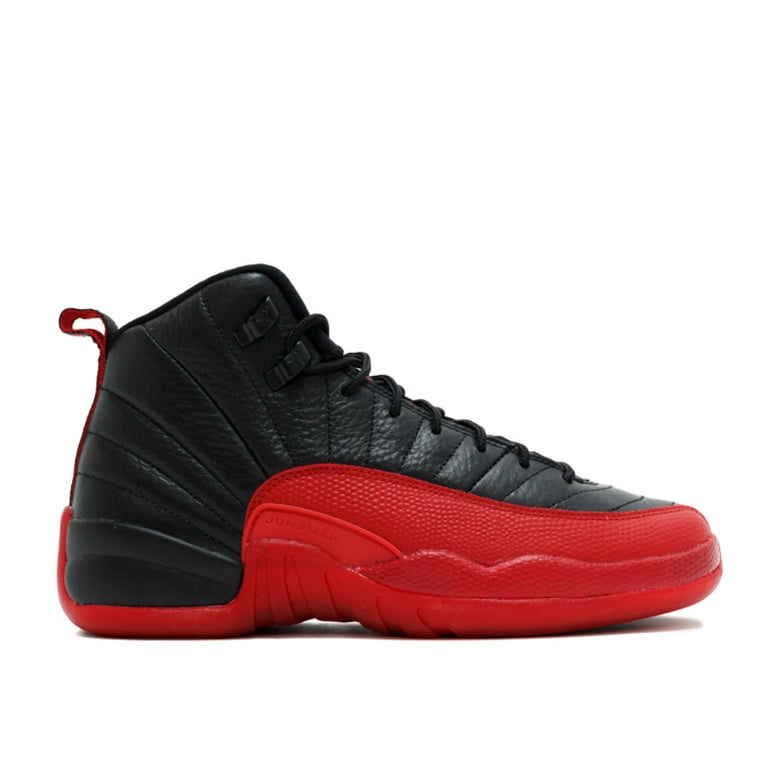 Jordan 12 Retro Flu Game (2025) (GS) (Black) - Size 4 - Walmart.com