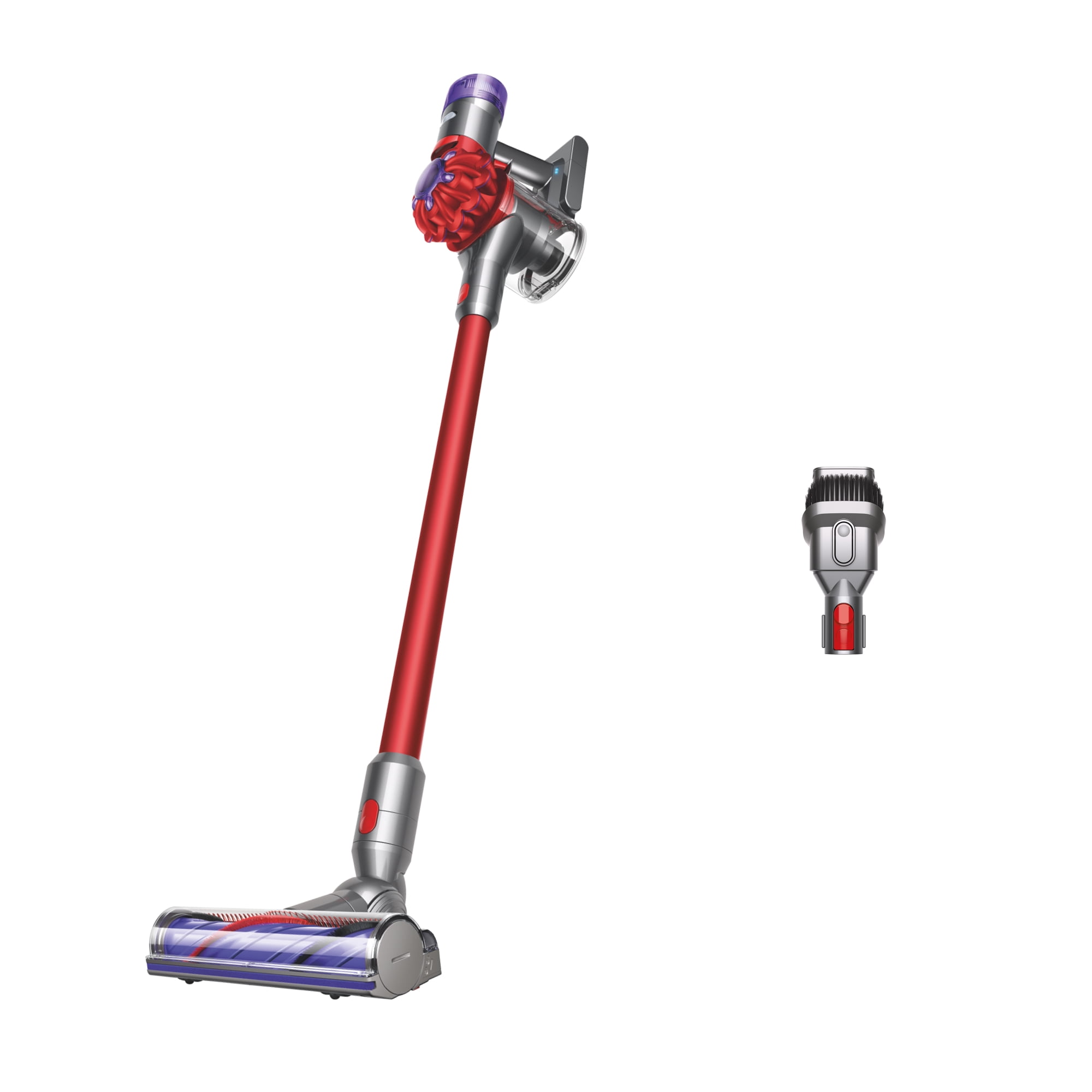 Dyson V7 Advanced Cordless Vacuum Cleaner, Silver, Hair Removal