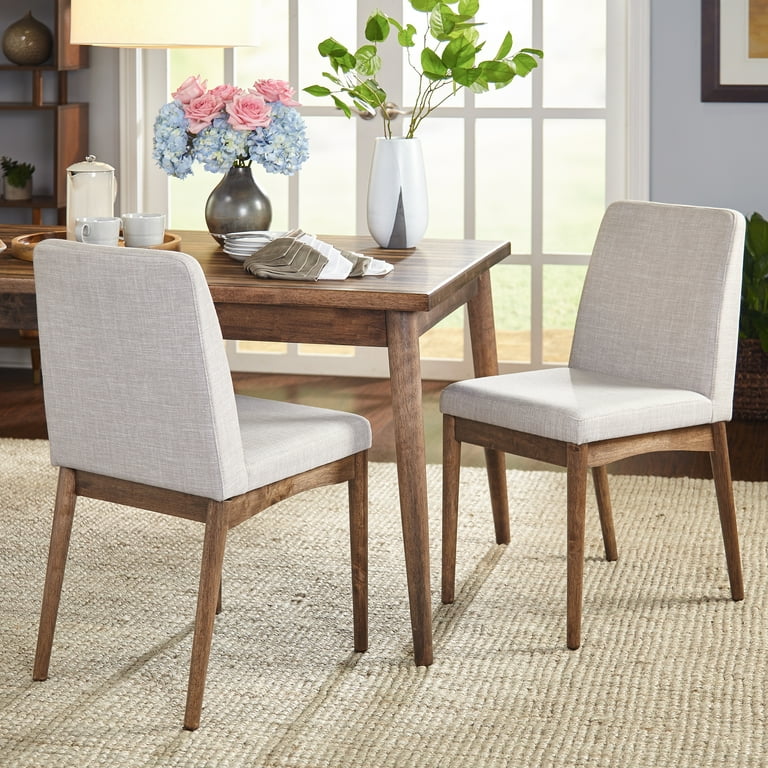 TMS Element 7-Piece Indoor Dining Set - Walnut/Gray - Walmart.com