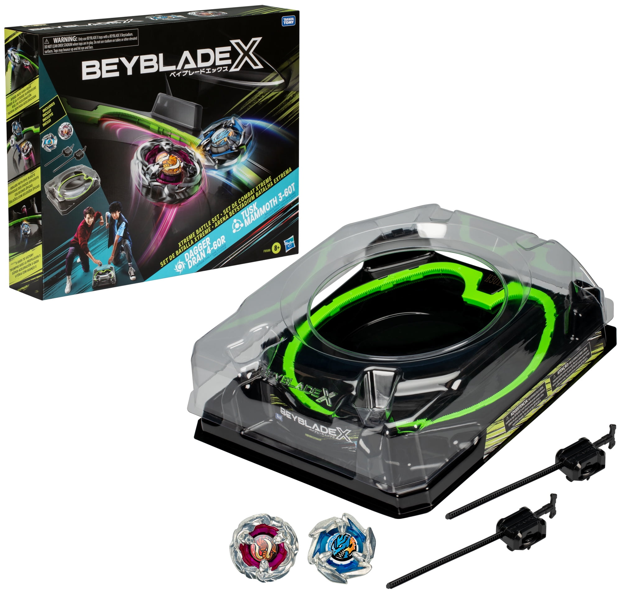 Free Shipping! Beyblade X Xtreme Battle Set with Beystadium 17x14