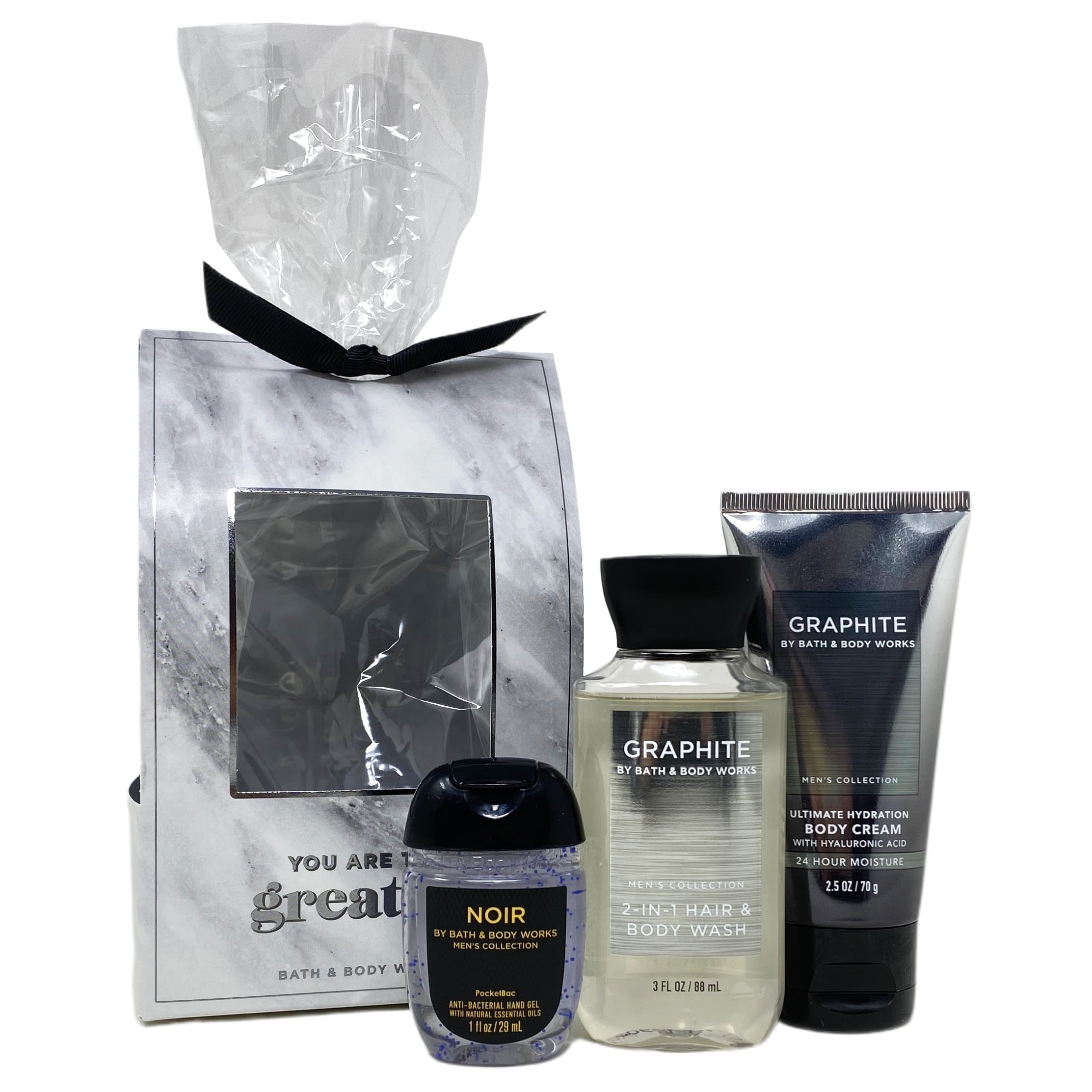Bath & Body Works GRAPHITE Mini Gift Set Travel Size - 2 in 1 Body