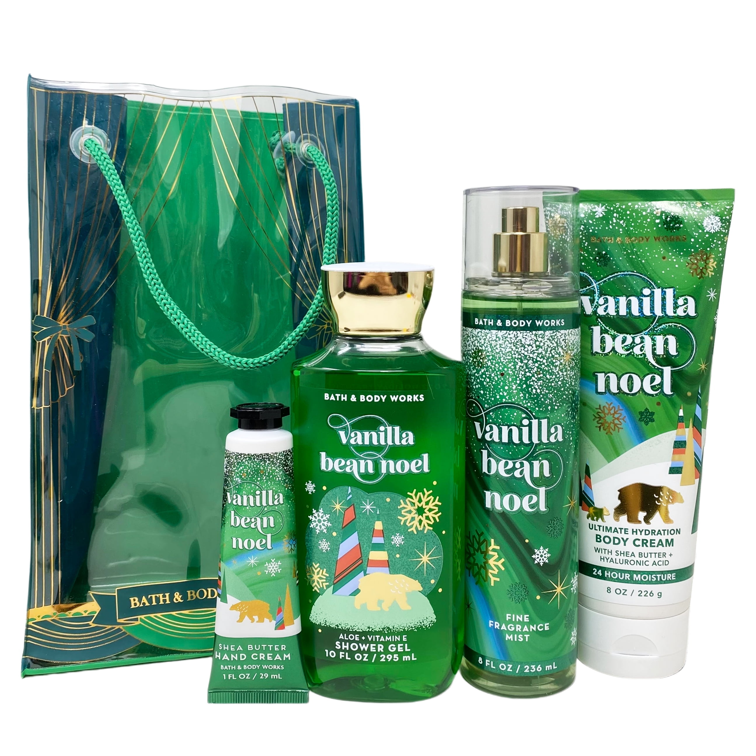 Bath & Body Works Vanilla Bean Noel Gift Set: Fragrance Mist