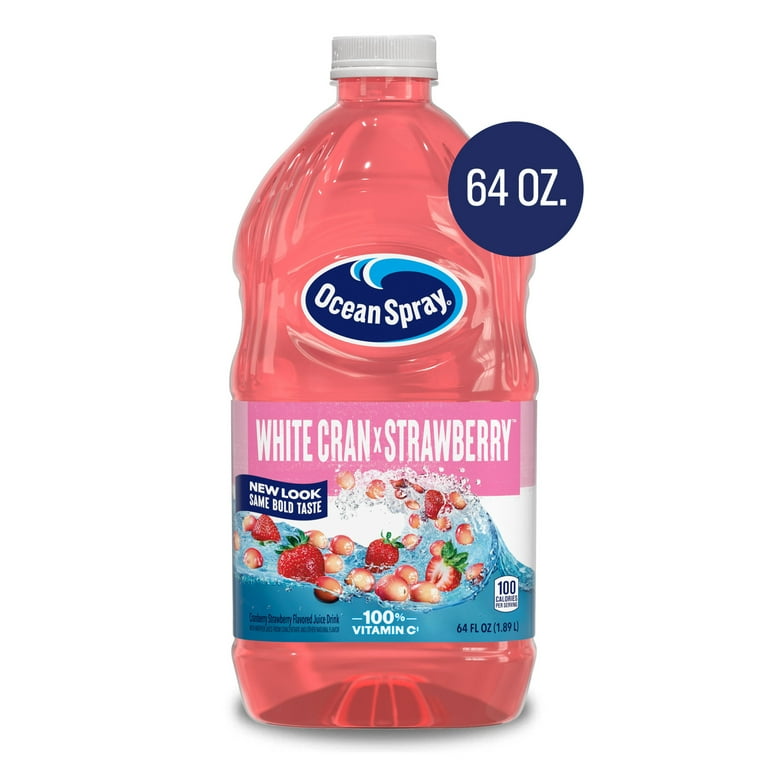 Ocean Spray White Cran-Strawberry Juice Drink 64 fl oz with