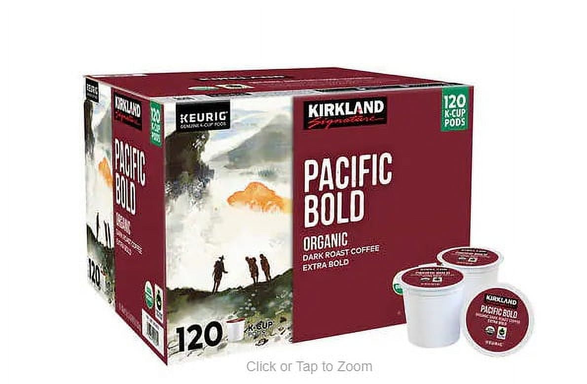Organic Pacific Bold Dark-Roast Coffee, 120 K-Cup Pods - Walmart.com