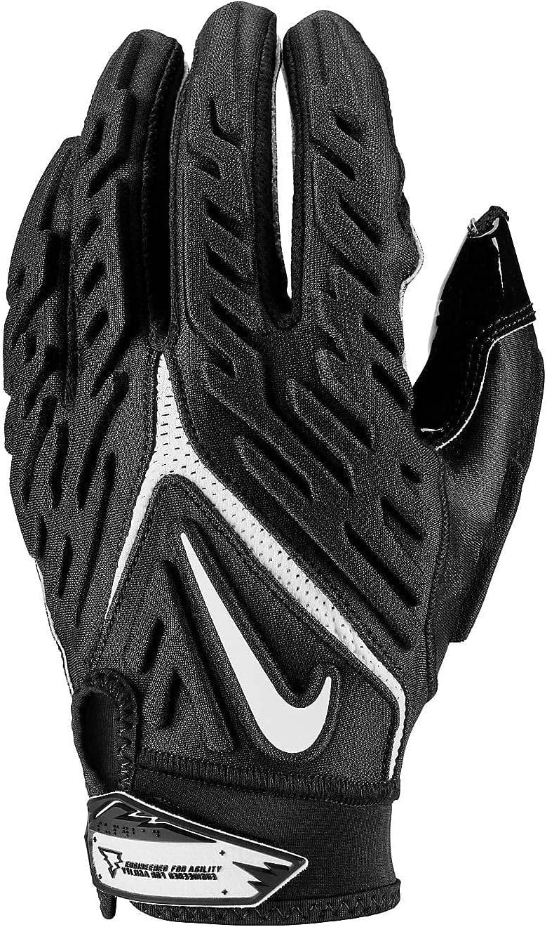 Nike Superbad 6.0 Sticky Magnigrip Football Gloves, Black/White