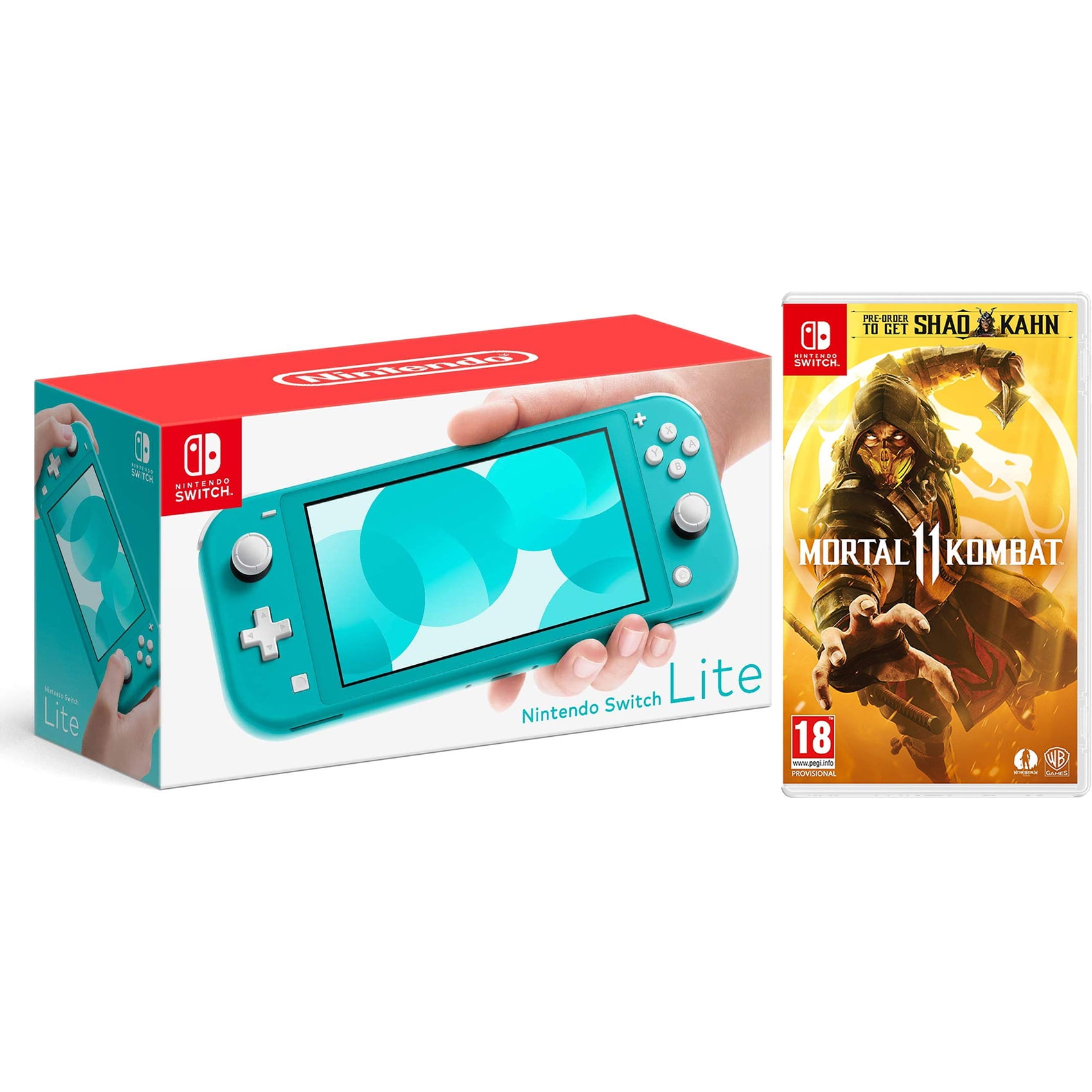 Nintendo Switch Lite 32GB Turquoise Console and Super Mario Maker