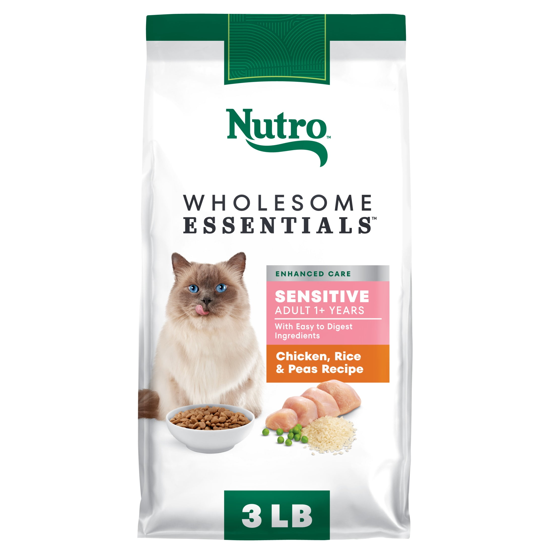 Nutro Wholesome Essentials Dry Cat Food, Sensitive Stomach Cat