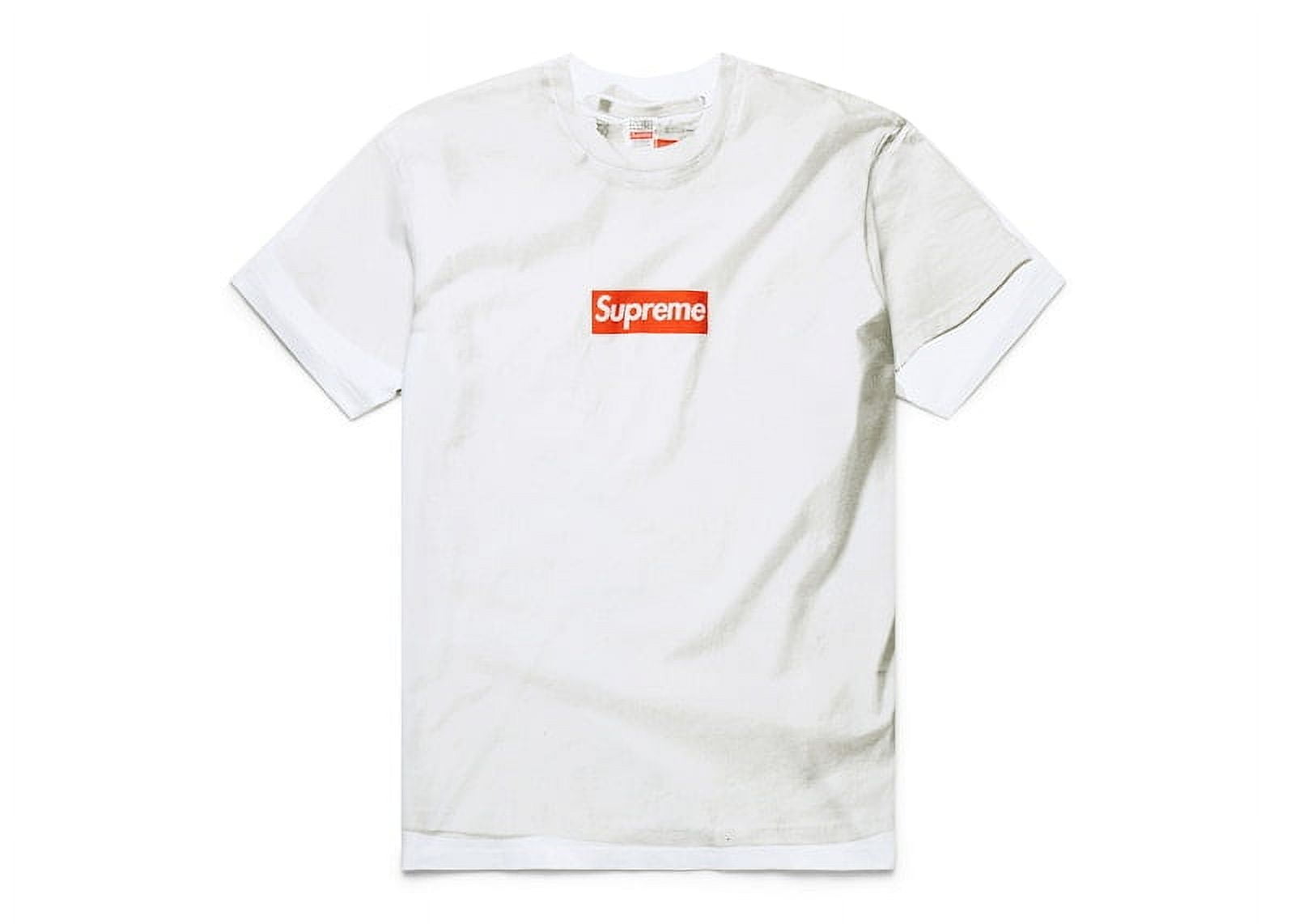Supreme Men's MM6 Maison Margiela Box Logo Tee White, from StockX