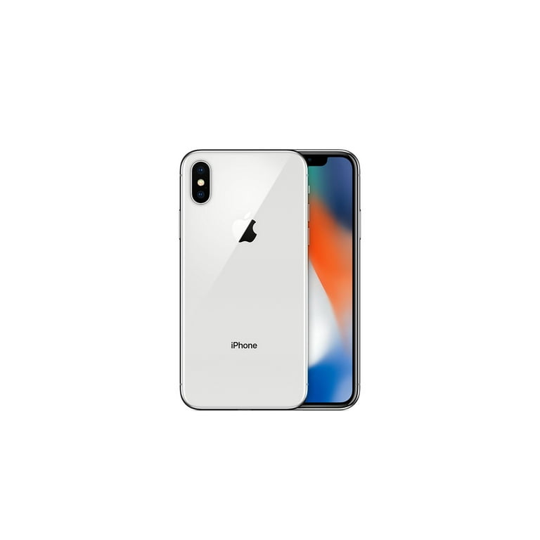 Restored Apple iPhone X 256GB Silver LTE Cellular Verizon MQCP2LL
