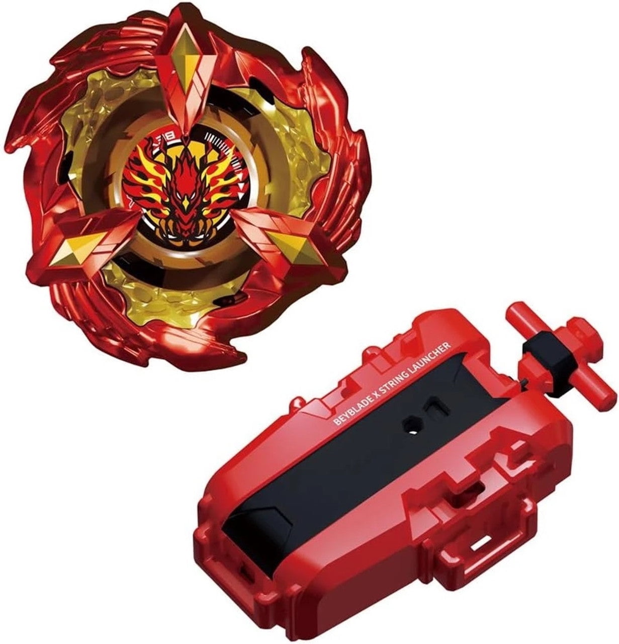 Takara Tomy Beyblade X BX-23 Phoenix Wing 9-60GF Metallic Red with