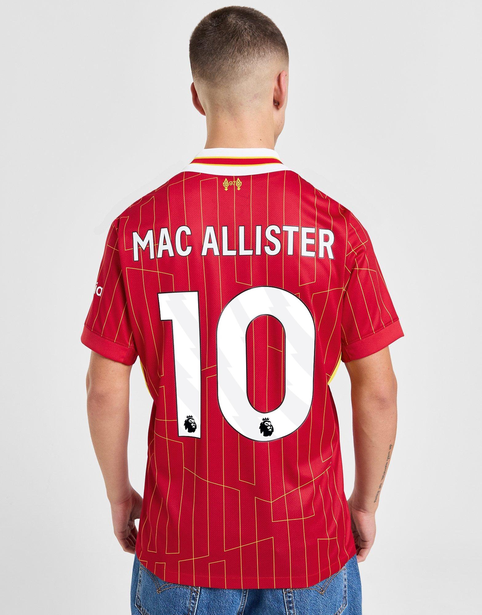L.F.C. レッドシャツ MAC ALLISTER 10 Liverpool FC 25/26 MAC