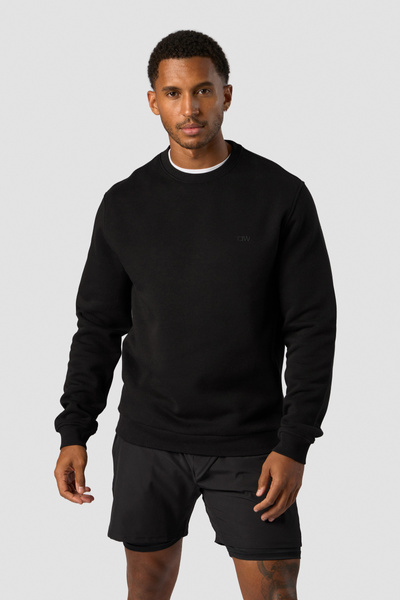 Everyday Crewneck Side Logo Men Dark Grey | ICIW