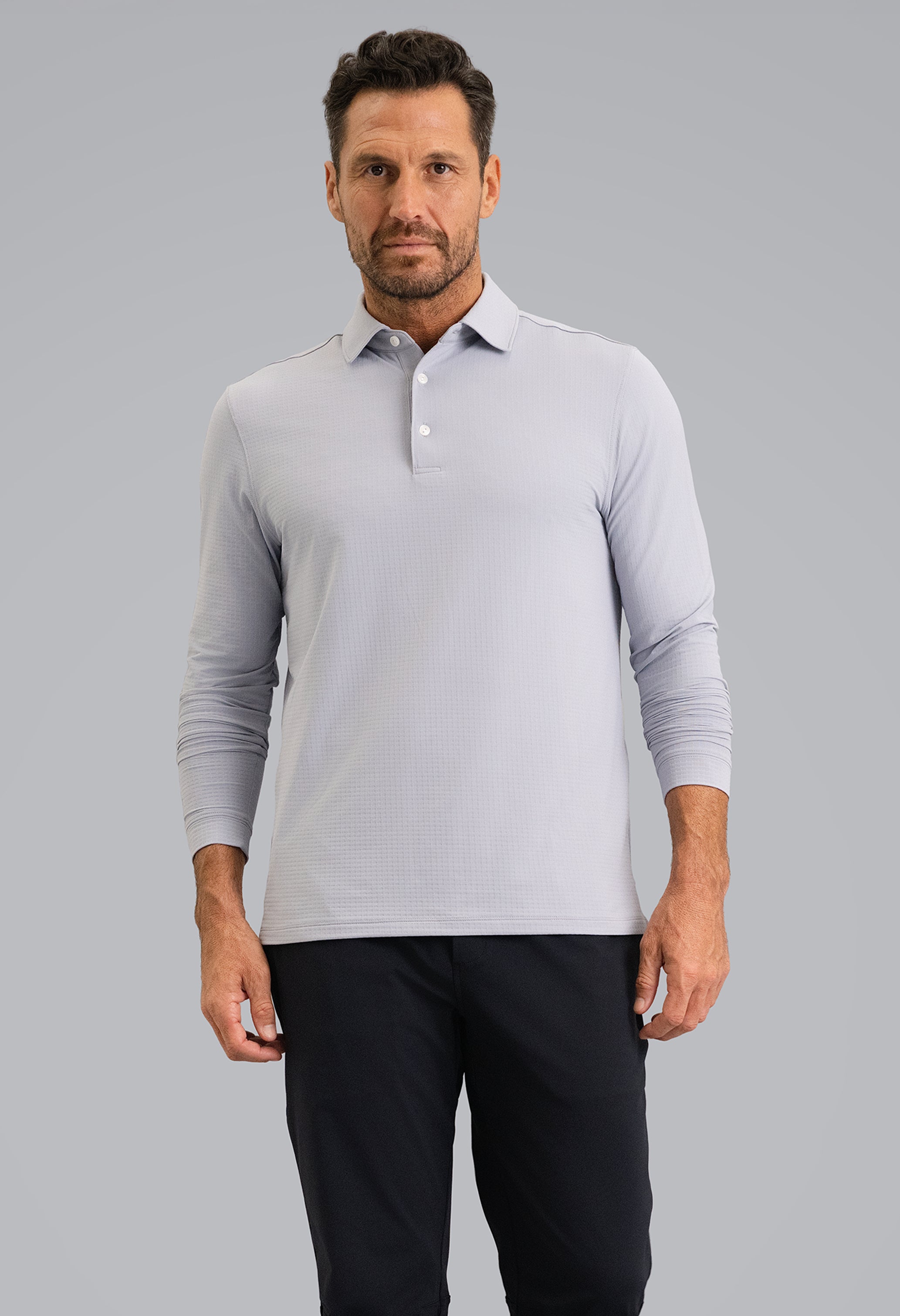 Long Sleeve Polo - 95199 (Modern Fit) | IBKÜL