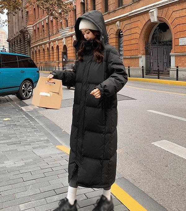 9086【美品】DESCENTE ダウン 80% ロングベンチコート 洗えます