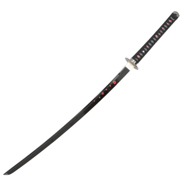 模造刀 黒鞘 全長約100センチ 刀身約73センチ 模造刀 黒鞘 全長約100