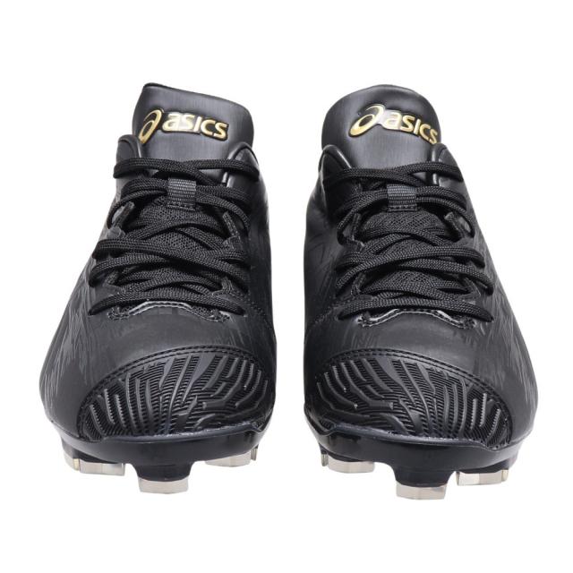 アシックス(ASICS)野球 スパイク 黒 樹脂底 ゴールドステージ MA-S