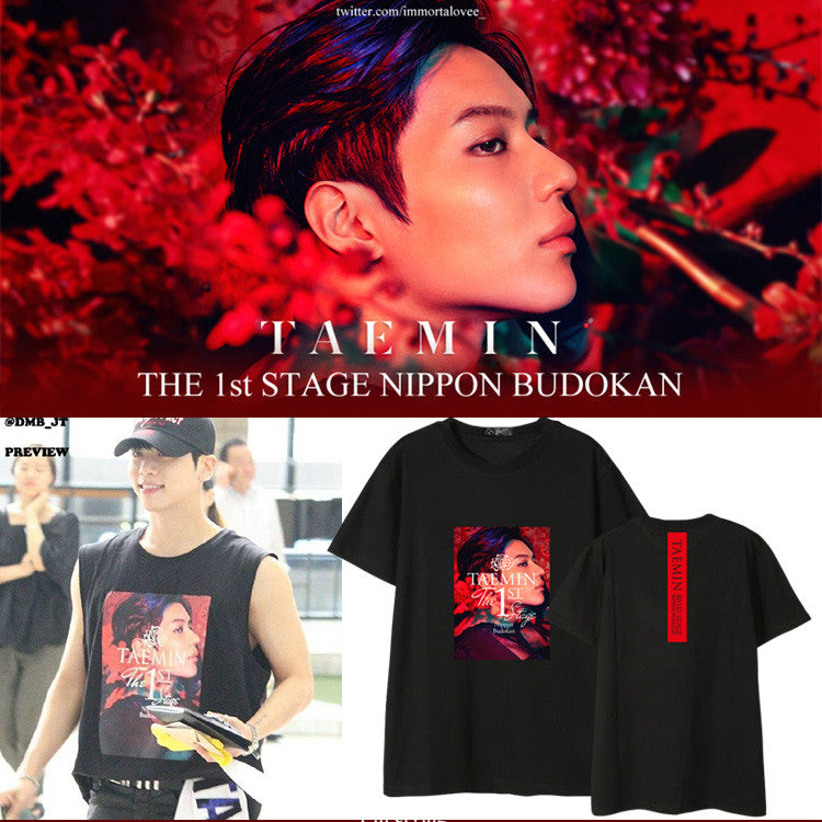 SHINEE JONGHYUN TAEMIN THE 1ST STAGE T-SHIRT – IDOLS FASHION