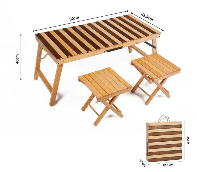 テーブル&チェア | 折りたたみ式 | 木製 | テントサウナ | アウトドア