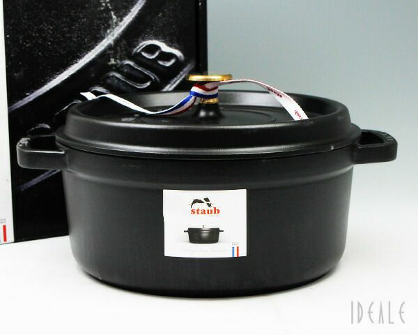 ストウブ（staub） ココット ラウンド 24cm マットブラック | ideale