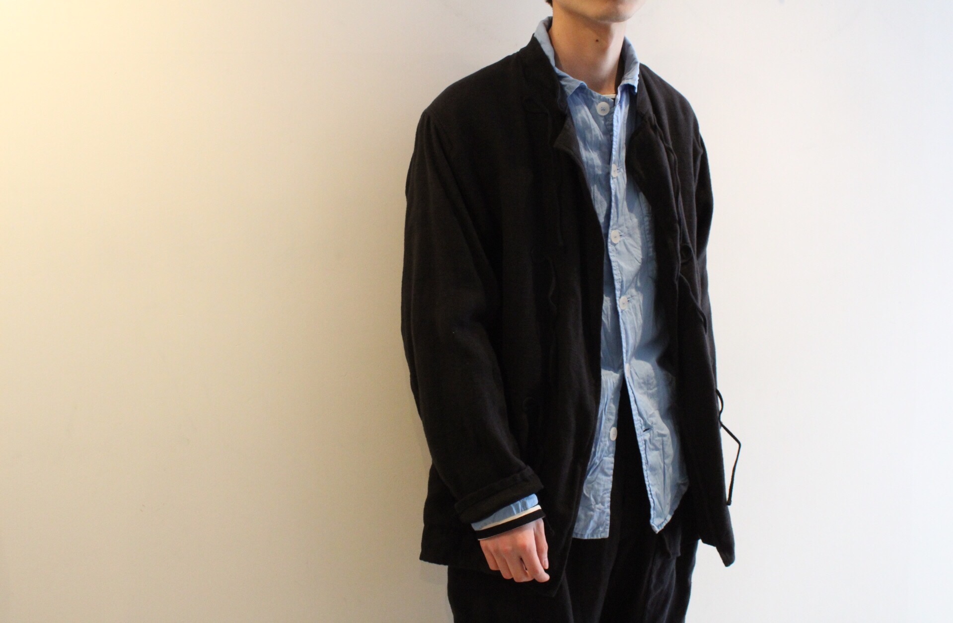 COMOLI / リネン起毛スタンドカラージャケット | IDEAL