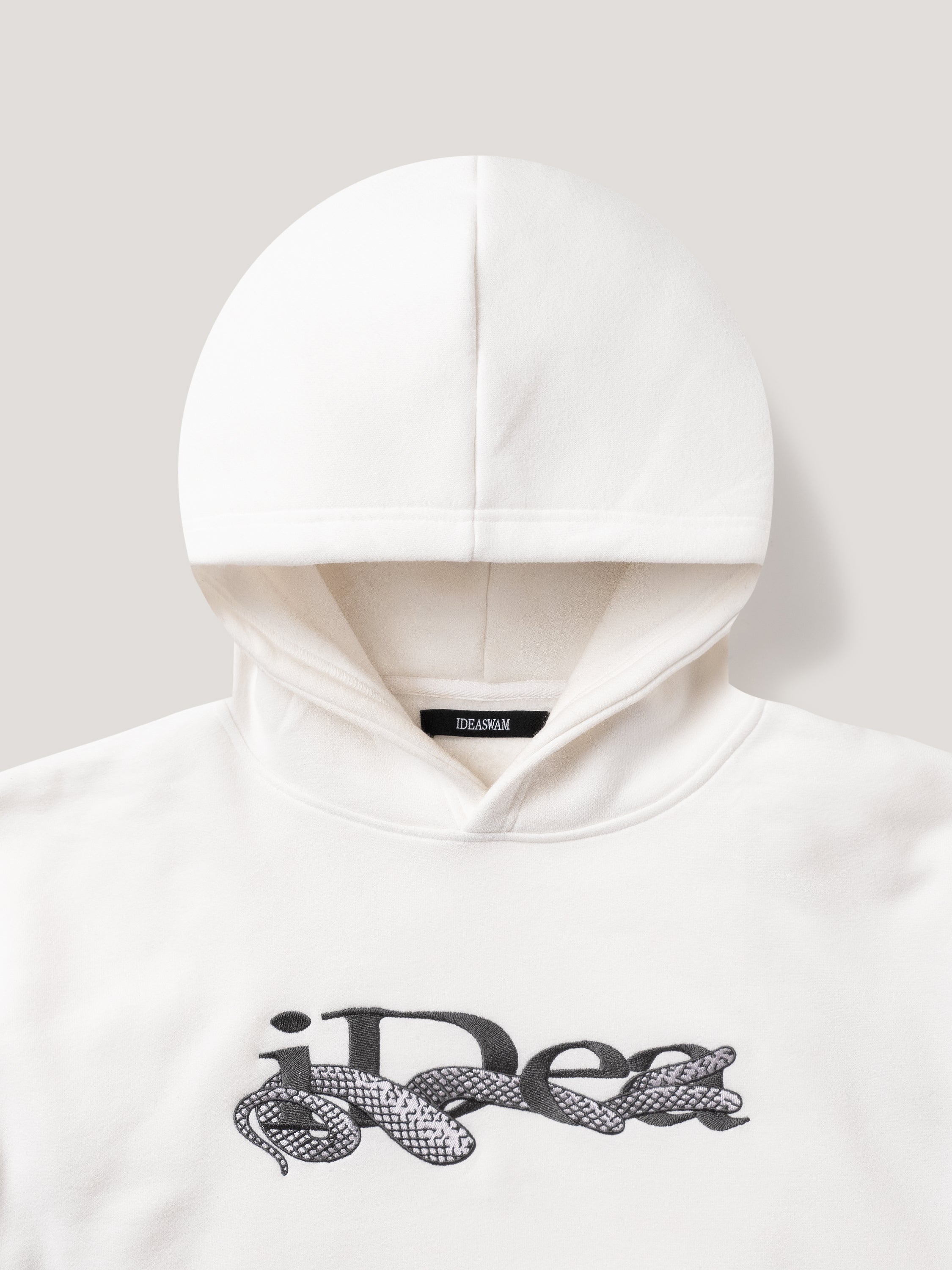 OUROBOROS HOODIE (White) 23AW – IDEASWAM
