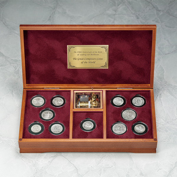 ベートーヴェン生誕250周年記念 偉大なる音楽家 歴史的貨幣