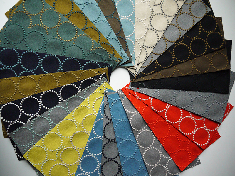 minä perhonen dop-tambourine- 皆川明氏、北欧テイストの家具用張地、