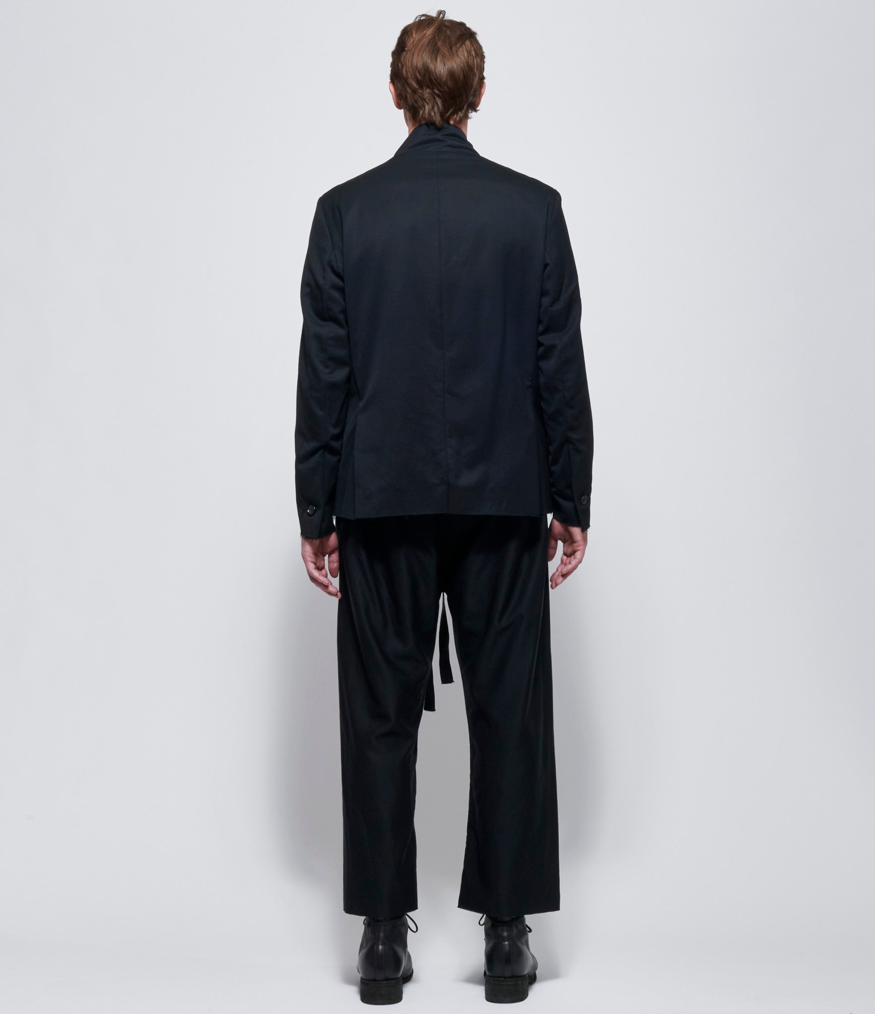 Elena Dawson Black Medium Wool 4X Short Blazer Notch – IfSohoNewYork