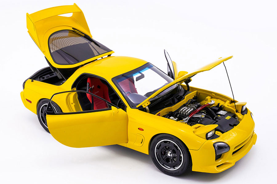 PLM22-002-1 1/18 Mazda RX-7 Speed Yellow | LINE UP | [公式