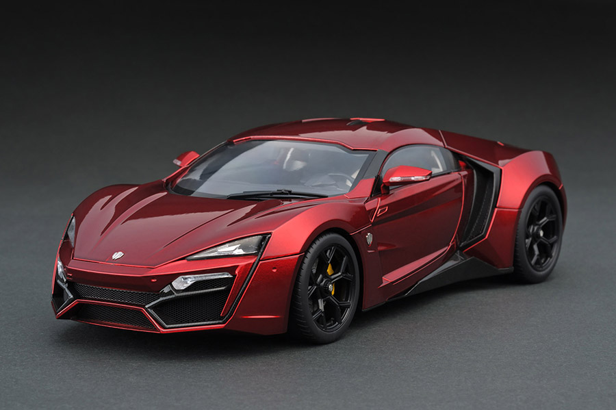 TK-KF00101 1/18 W MOTORS Lykan Hypersport Metallic red | LINE UP
