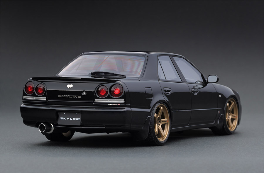 IG1579 1/18 Nissan Skyline 25GT Turbo (ER34) Black | LINE UP
