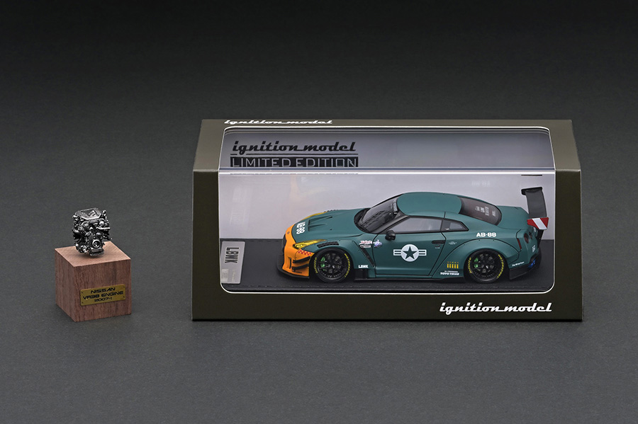 IG2557 1/43 LB-WORKS Nissan GT-R R35 type 2 Matte Green With